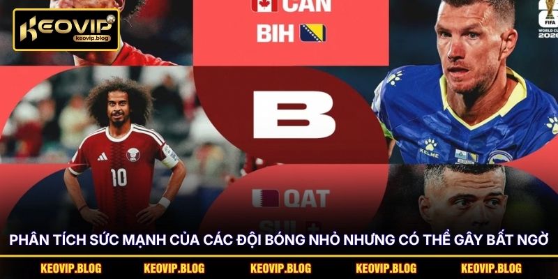 Phân tích sức mạnh của các đội bóng nhỏ nhưng có thể gây bất ngờ